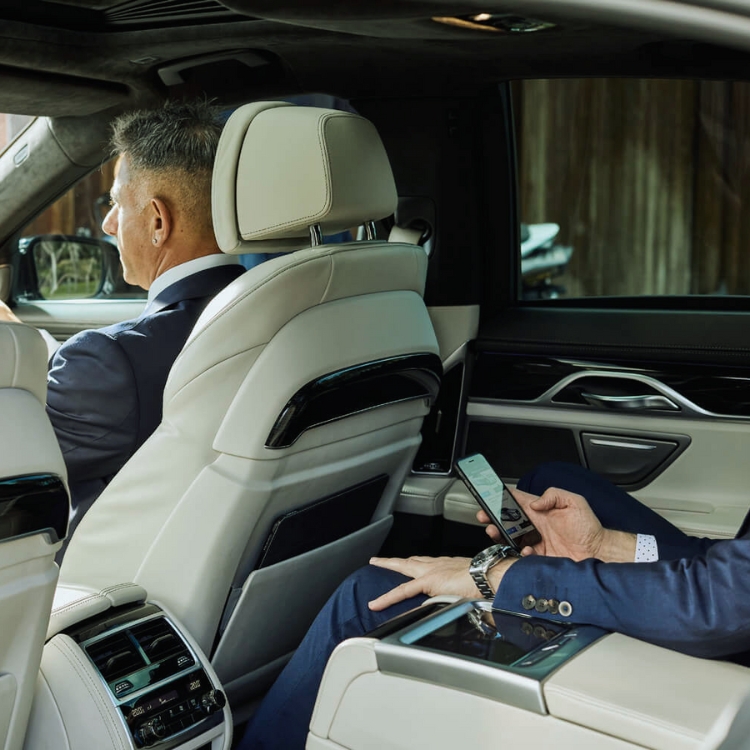 Private Transfers Image with Driver and Person
